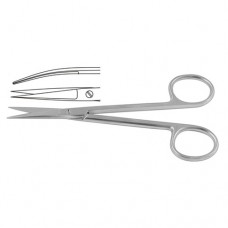 Small Model Operating Scissor Curved - Sharp/Sharp Stainless Steel, 12 cm - 4 3/4"